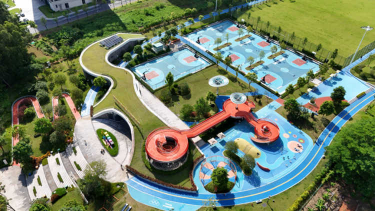 광저우 황푸구 전 연령층형 스마트 스포츠 공원 정식 개방_fororder_444