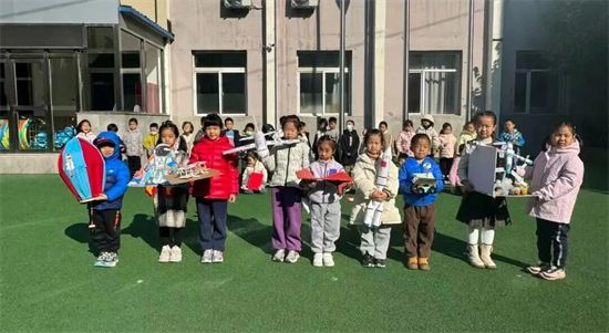 沈阳市岐山一校敏行校区举行航空筑梦仪式暨航空科普进校园活动_fororder_教育航空2