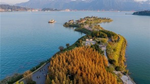 宜昌三峡初冬景如画