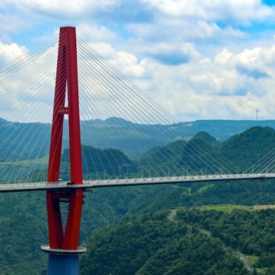 龙里河大桥——世界首座高山峡谷景观桥