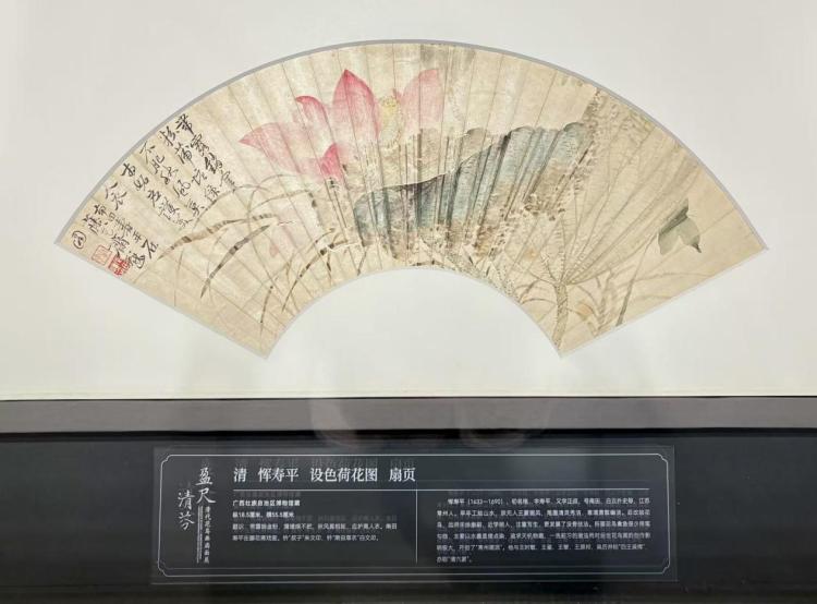“盈尺清芬——清代花鸟画扇面展”在广西博物馆开展_fororder_4