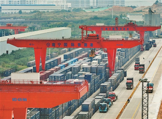南宁国际铁路港:全国铁路货物出口越南的重要集散中心