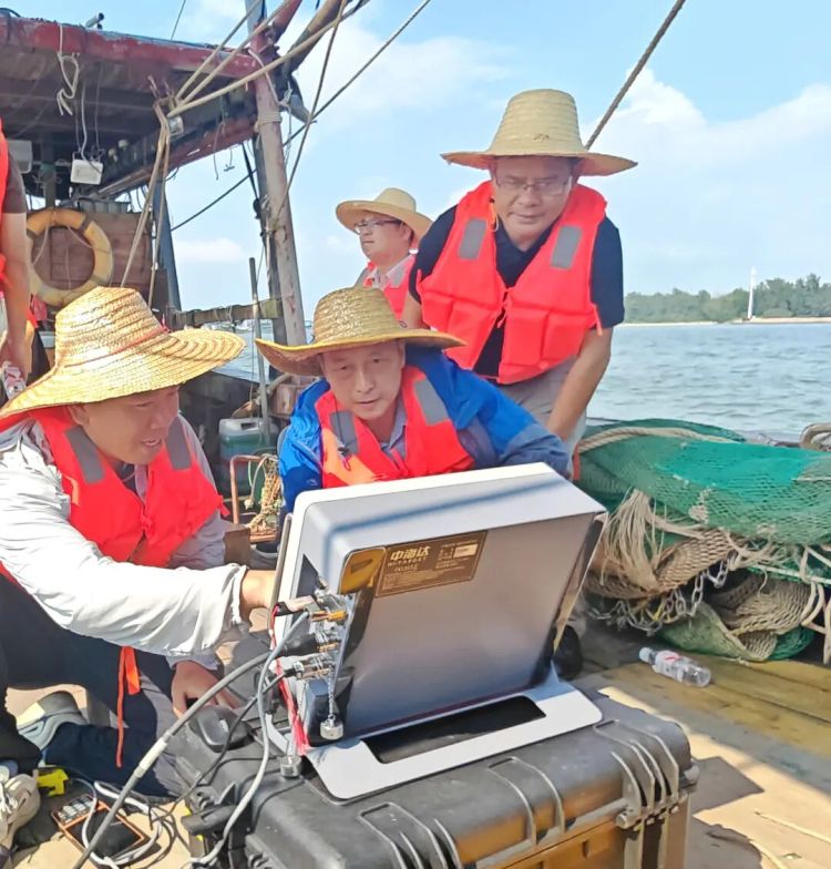 广西全面完成北部湾近岸海域水下地形测绘_fororder_1