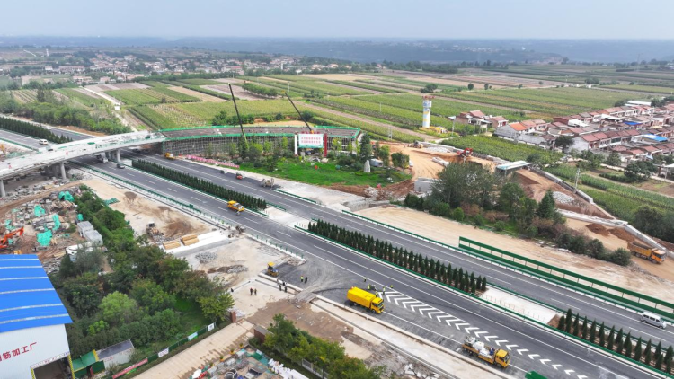 麟绛高速扶风南立交主线恢复通车 国庆前往法门寺更便捷_fororder_6.1