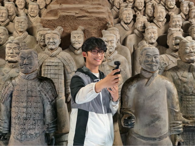 数智赋能文明对话 外籍网红博主探寻陕西文遗新表达_fororder_图片7