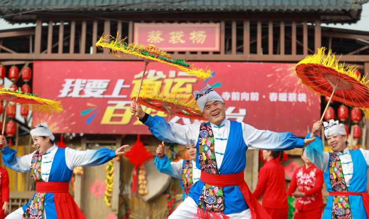 渭南澄城县“我要上省运·百姓大舞台”“寺前向前·蔡袋春暖”群众文化活动火热上演_fororder_图片3