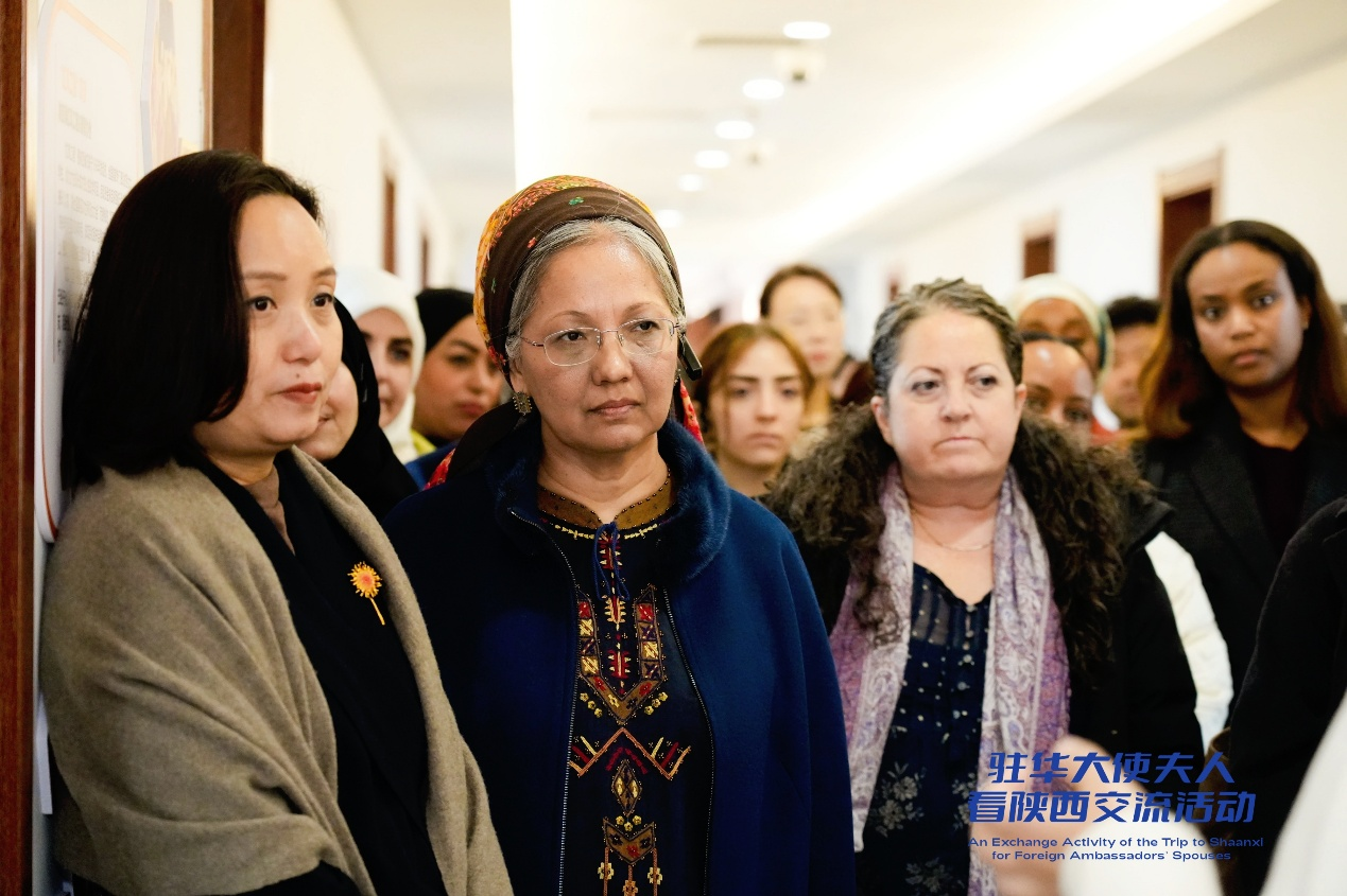 驻华大使夫人走进陕西省妇女儿童活动中心 解码“她力量”盛放的N种可能_fororder_图片901
