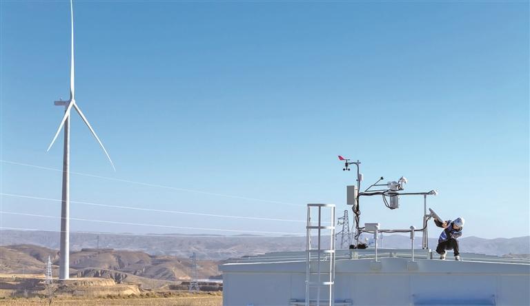 陕西首个规模化混塔风电项目并网发电_fororder_5ed02bcc-a502-411b-bd1c-f1e3f52574a6