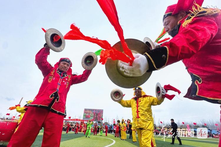 直击大荔斗鼓大会:千面锣鼓闹新春_fororder_微信图片_20260303084328_3291_127