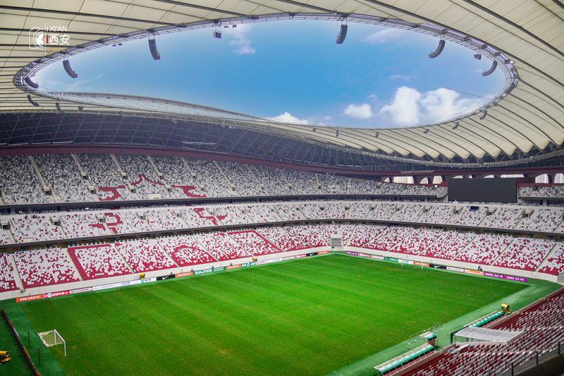 U23亚洲杯预选赛倒计时 西安足球地标静待国际首赛