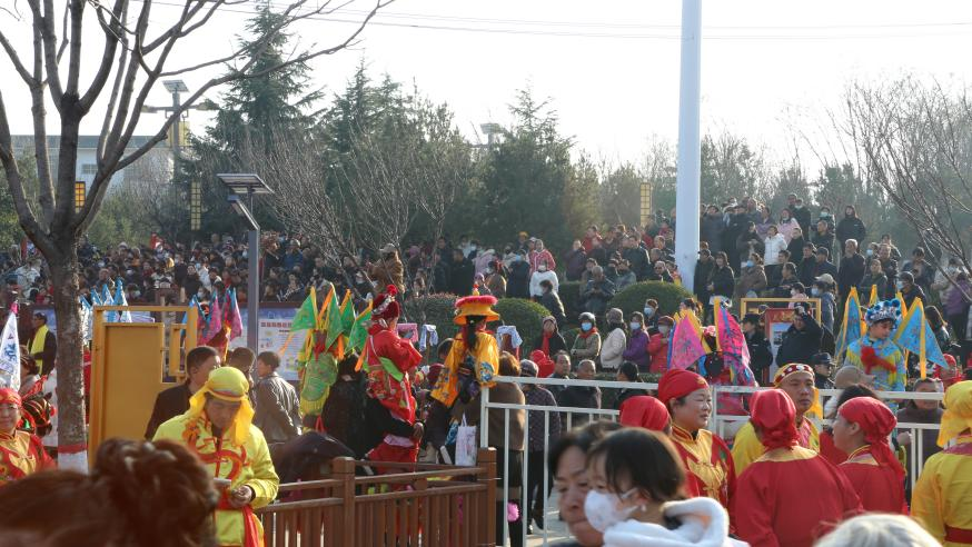 陕西渭南:暖阳伴鼓韵 电力守欢歌_fororder_图片5