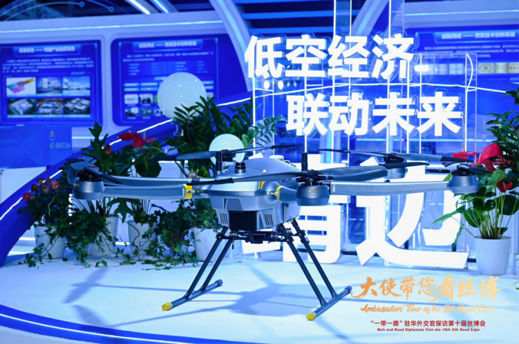 【大使带您看丝博】榆林靖边“飞”出圈!多国使节组团打卡低空“黑科技”_fororder_图片42