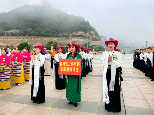 百人锅庄交流展演活动在陕西安塞圆满举行_fororder_图片2