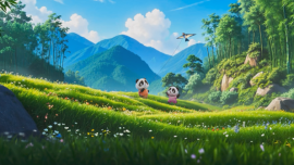 中国首部院线AIGC动画电影《团圆令》点映