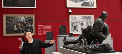 “人民·丰碑——中国国家博物馆馆藏经典美术作品展”在国博举行