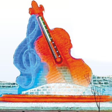 冰城温度计景观持续上新