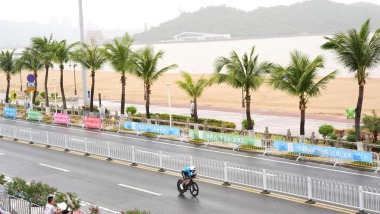 全运会公路自行车——男子个人计时赛决赛开赛