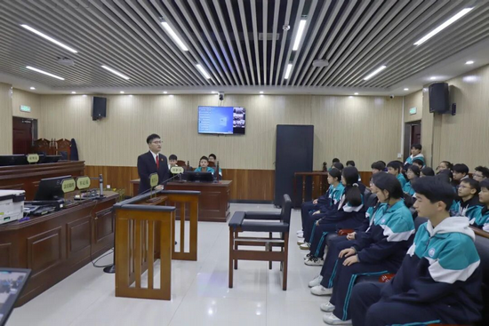 与法同行 河南省淮滨县人民法院开展公众开放日活动_fororder_图片2