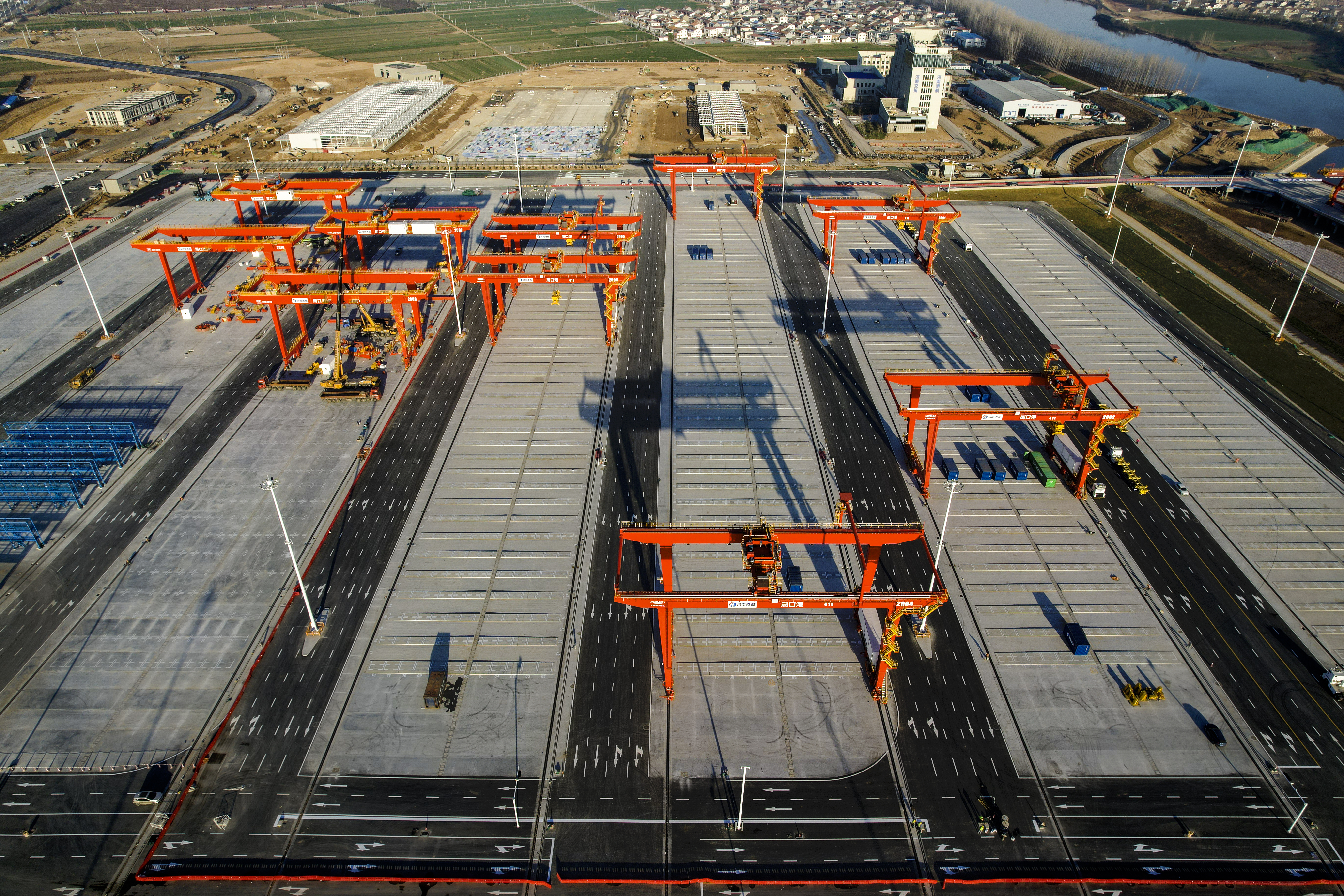 河南内河航运再添“新旗舰”——周口港中心作业区(一期)正式开港