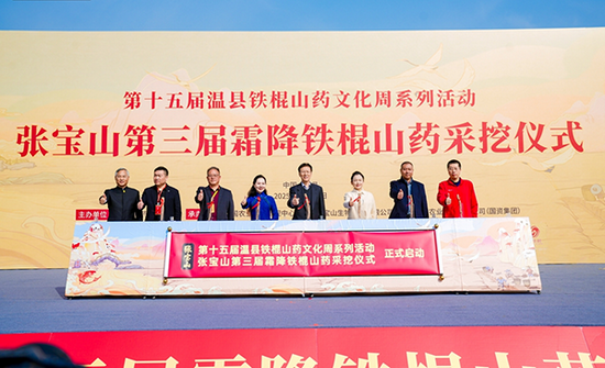 张宝山第三届霜降铁棍山药采挖仪式举行_fororder_张宝山第三届霜降铁棍山药采挖仪式正式启动