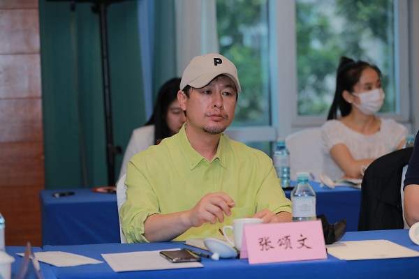 中广联合会召开广播电视文艺工作者加强职业道德建设座谈会_fororder_演员委员会演员 张颂文.JPG