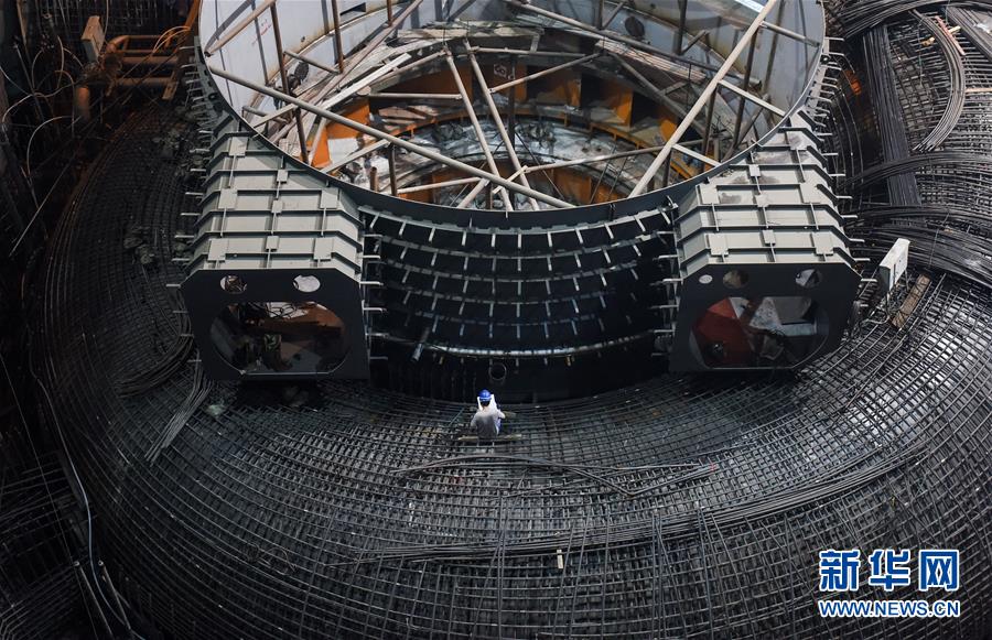 白鹤滩水电站加紧建设