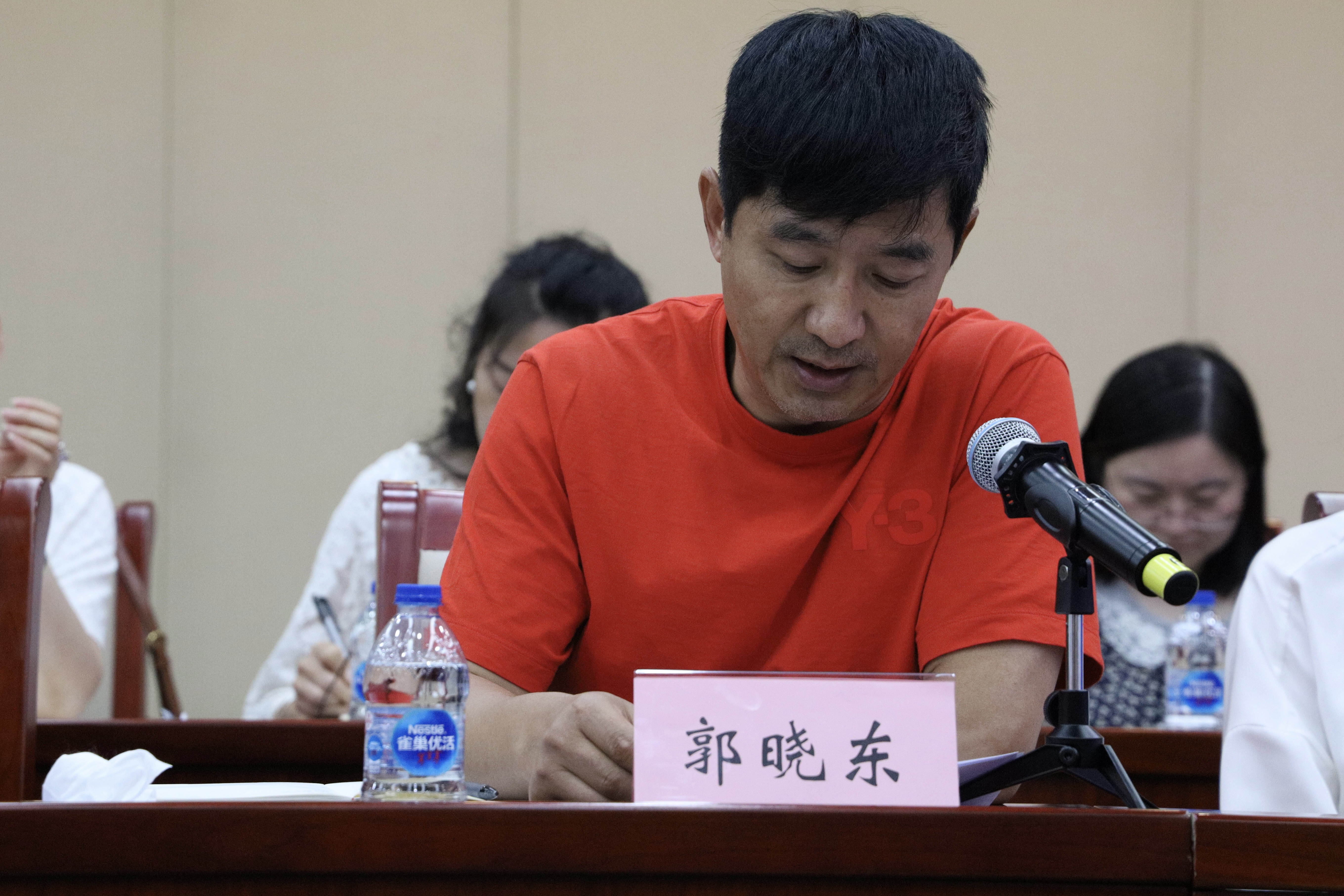 中广联合会职业道德建设座谈会上各委员会代表发言表态_fororder_郭晓东