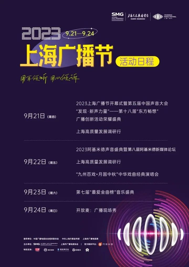 2023上海广播节暨第五届中国声音大会拉开帷幕