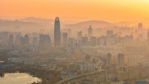 一年四季 泉在济南丨落日熔金染泉城