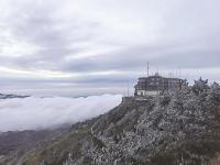 泉州九仙山迎来2025年冬季首场雾凇