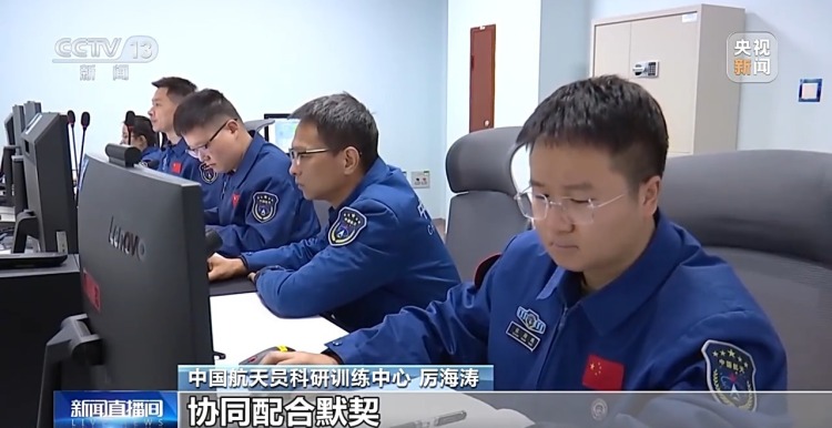 神二十一在发射场区进行全系统合练