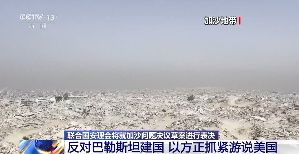 视频丨安理会将表决加沙问题决议草案 美以被曝存明显分歧