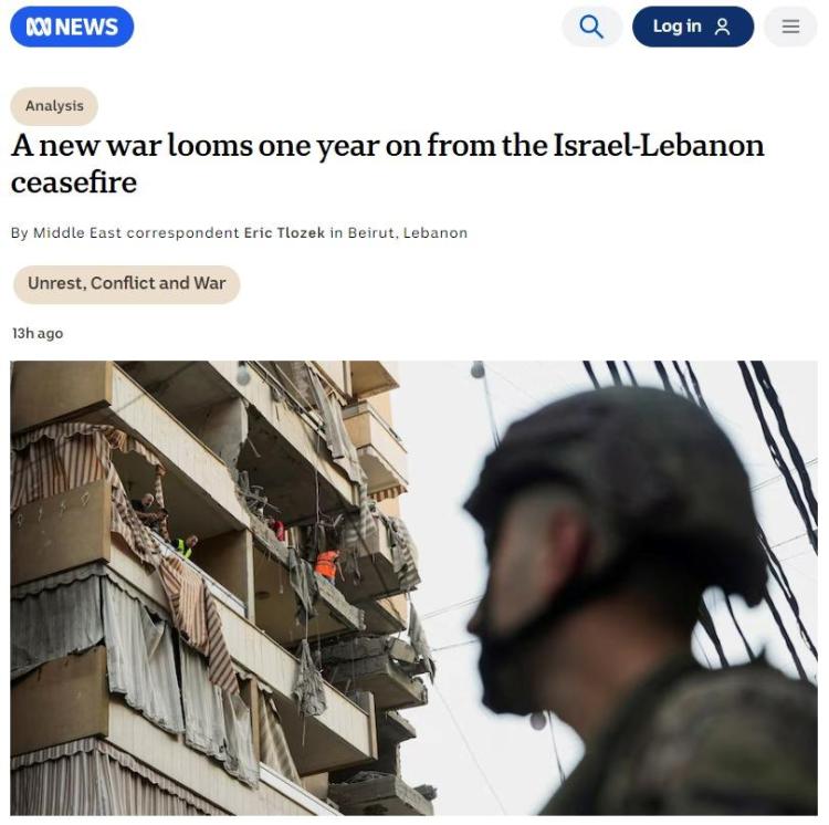 资讯很有聊|用轰炸“纪念”黎以停火协议一周年 这很以色列_fororder_4