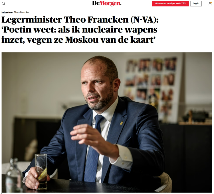 资讯很有聊|北约“狂躁症”新病例:这位防长扬言把莫斯科“从地图上抹去”?