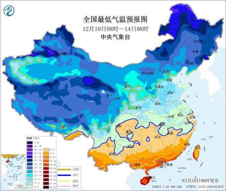 寒潮蓝色预警!我国多地将出现大风降温 局地降温16℃