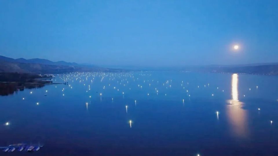 甘肃永靖:炳灵湖上 渔灯与星光的私语_fororder_5