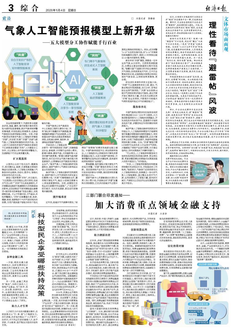 三部门联合印发通知——加大消费重点领域金融支持