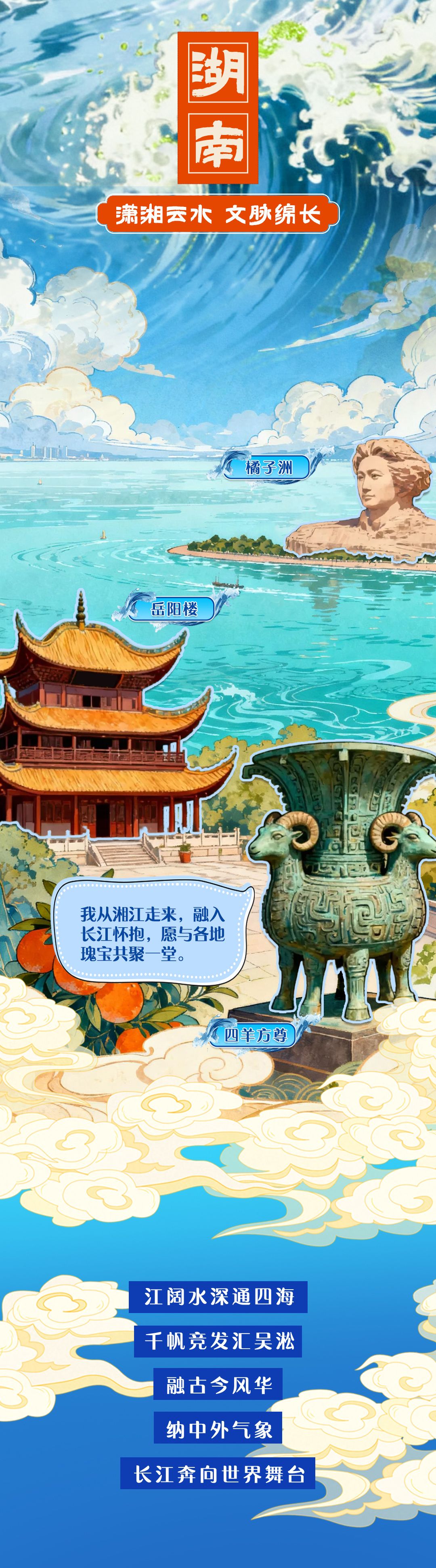 长图|一眼千年,国宝“话”长江