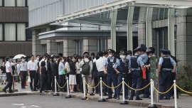 视频丨日本前首相安倍晋三遇刺案进行首次公开庭审