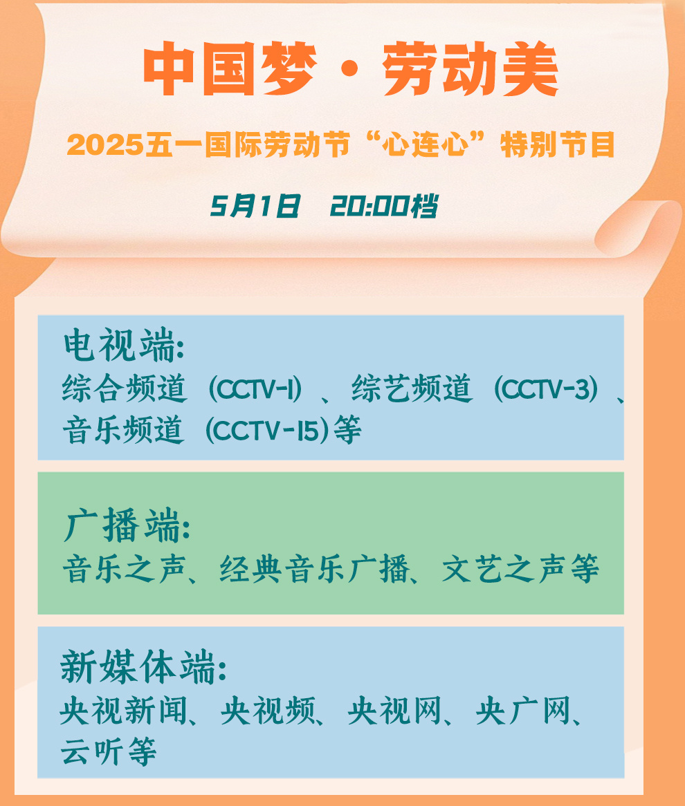 新意+心意!总台“五一”档致敬新征程上奋进的你