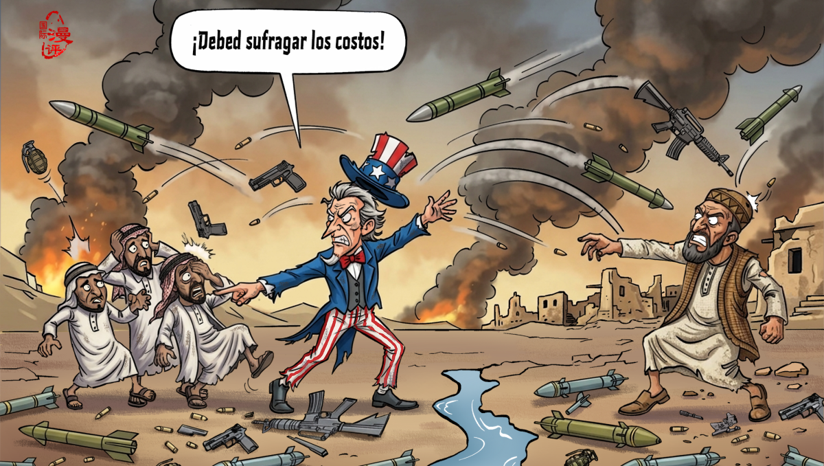 【Caricatura editorial】Reciben golpes y pagan los platos rotos