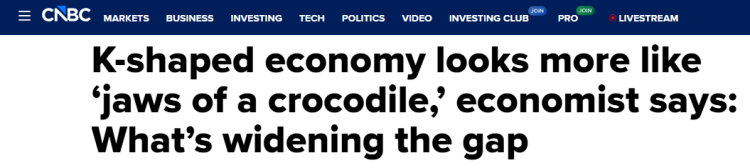 深观察 | “鳄鱼的血盆大口”正在张开:美国K型经济加剧分化 社会裂痕持续扩大