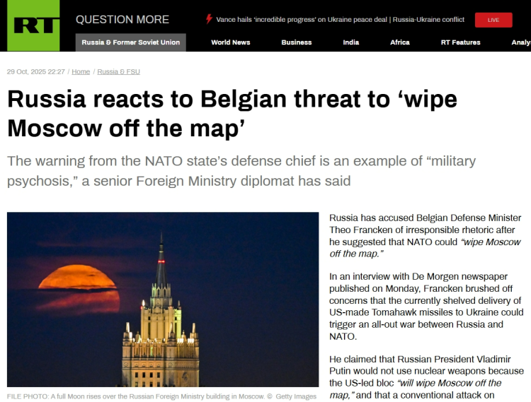 资讯很有聊|北约“狂躁症”新病例:这位防长扬言把莫斯科“从地图上抹去”?