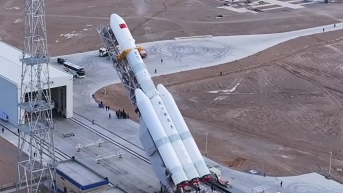 视频丨“拼积木”组装+集束回收 力箭二号火箭看点十足