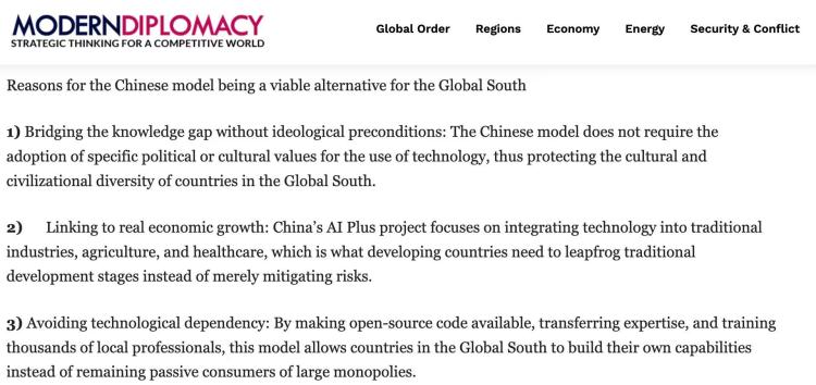 全球媒体聚焦 | 中国为全球南方提供AI治理新路径_fororder_2