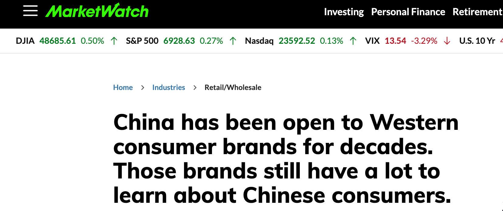 全球媒体聚焦 | 美媒:西方品牌应真正了解中国消费者而非靠想象_fororder_a2eb79fb3c6d4627acf310b7608cfd02