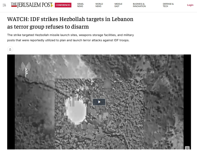 资讯很有聊|用轰炸“纪念”黎以停火协议一周年 这很以色列_fororder_1