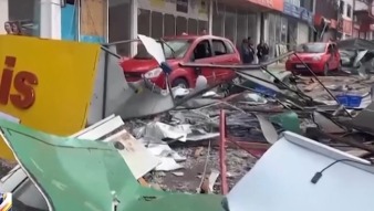 视频丨巴西南部一城市遭龙卷风袭击 致6死超430伤_fororder_a75eddf389a5407e8d0014496ea13165
