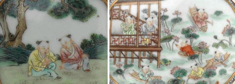 文化中国行·文博日历丨瓷枕上的宋代小孩,扛着荷叶祝你儿童节快乐~