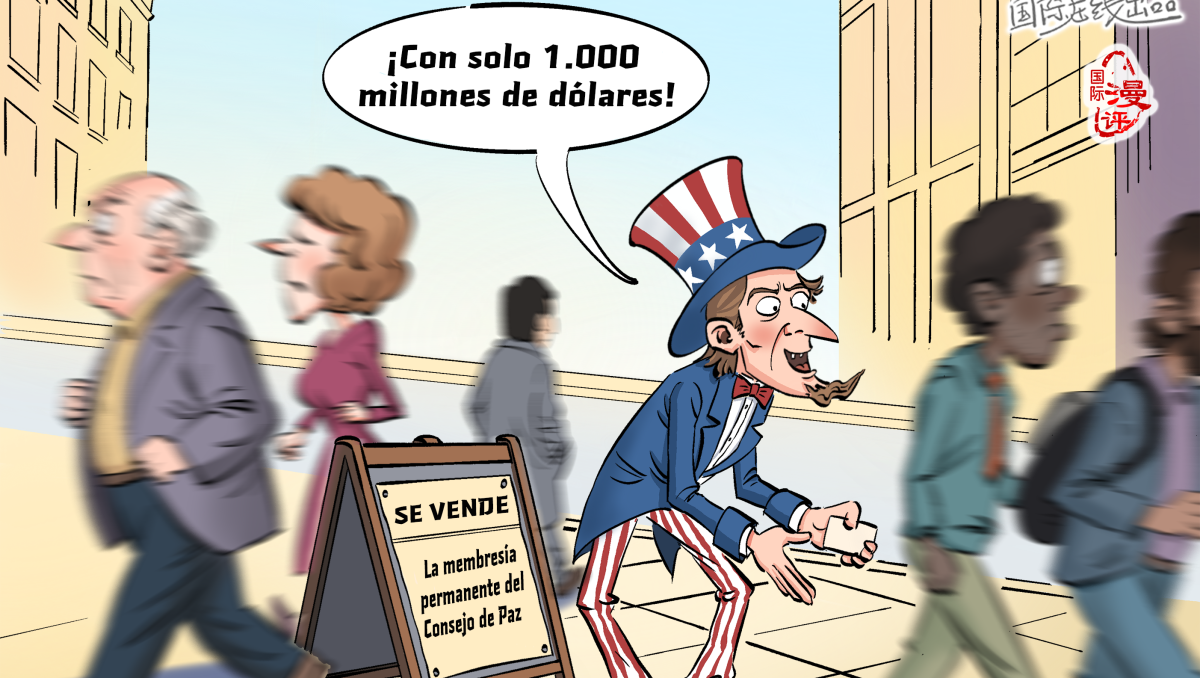 【Caricatura editorial】“Vender” la paz
